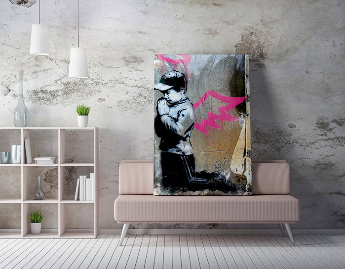 Wallity Lienzo Decorativo Banksy WY20 50 x 70 cm Wallity Lienzo Decorativo Banksy WY20 50 x 70 cm